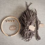 Makramee-Wandbehang mit Bambusring