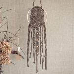 Makramee-Wandbehang mit Bambusring