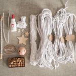 Makramee-Engel 35 cm