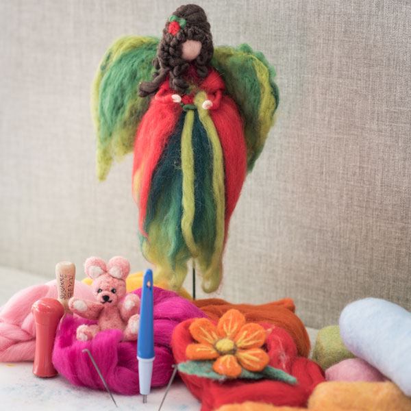 Bastelkurs: Trockenfilzen