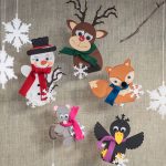 Bastelpackung Fünf Winterfreunde