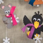 Bastelpackung Fünf Winterfreunde